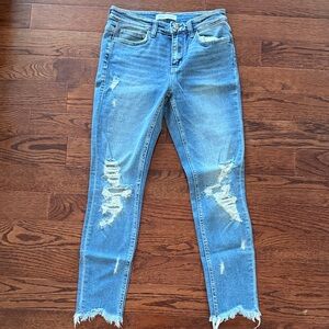 Flying Monkey Distressed Blue Jeans size 26
